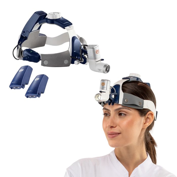 Lámpara Frontal Pro Max con 80.000 Lúmenes y 2 Pilas Incluidas