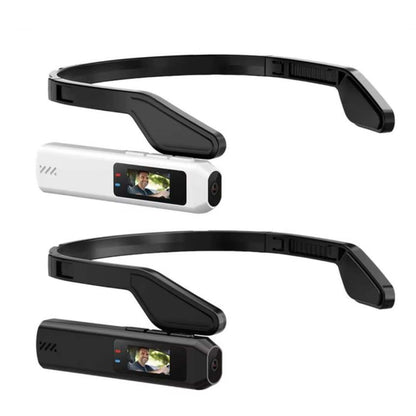 Cámara Portátil 2.7K con Soporte de Cabeza para Grabación de Procedimientos de Trabajo