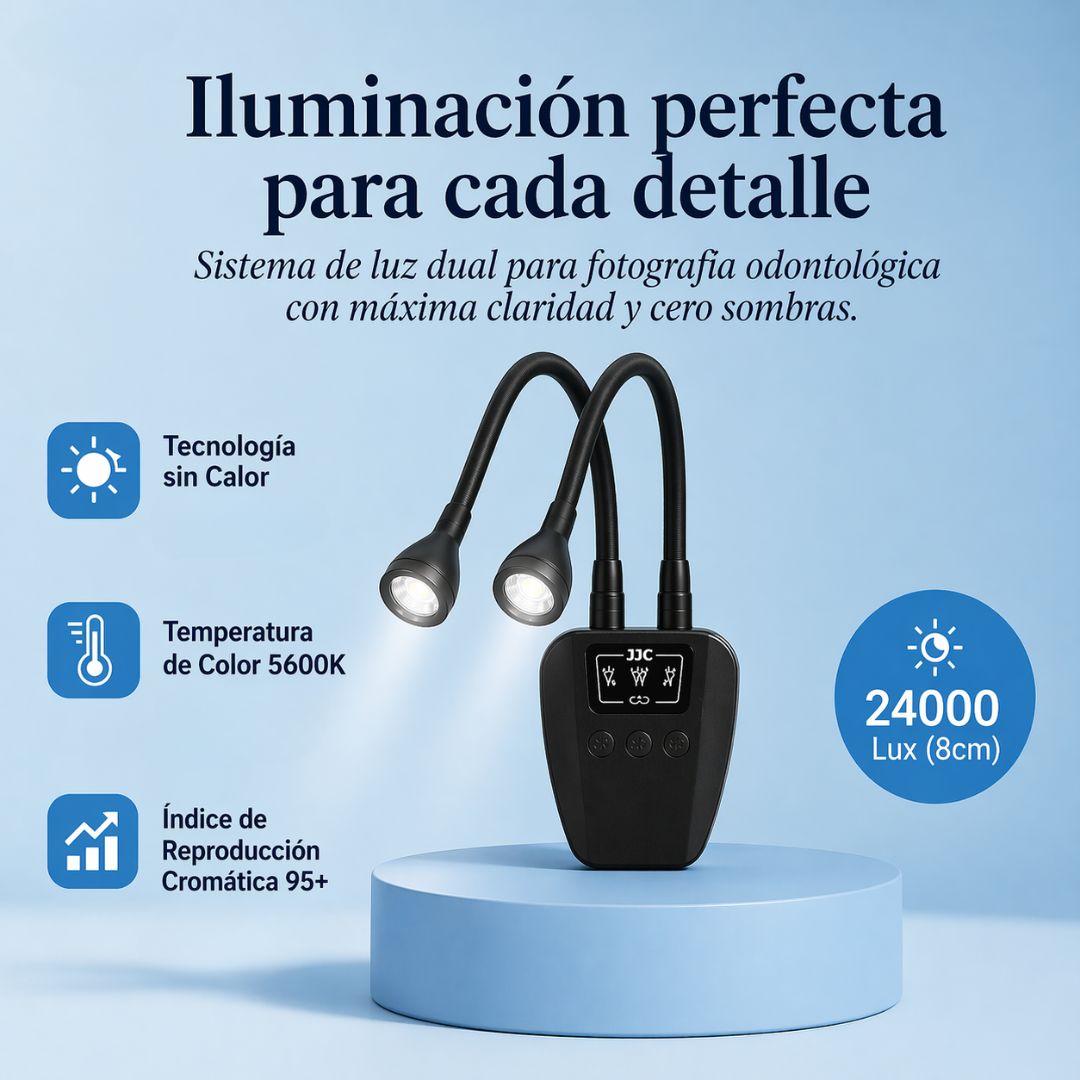 Iluminación perfecta para cada detalle - Sistema de luz dual