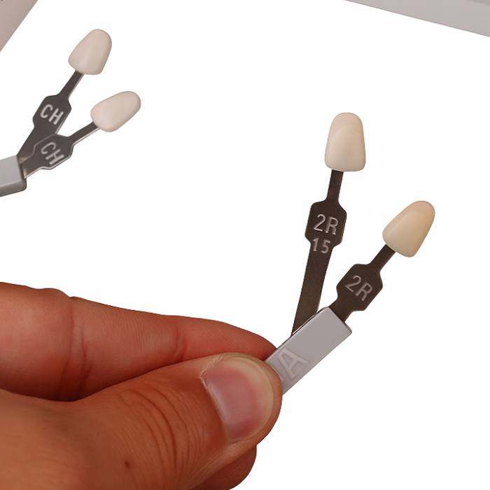 Guía Dental 16 o 29 Tonos para Blanqueamiento y Comparación