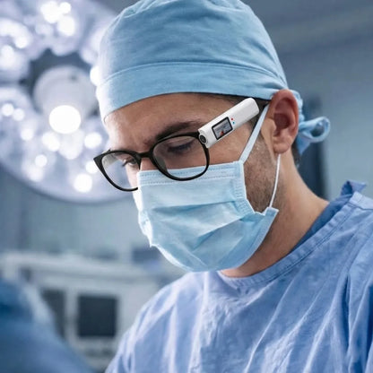 Mini Cámara 2.7K con Visión en Primera Persona para Lupas y Gafas Graduadas