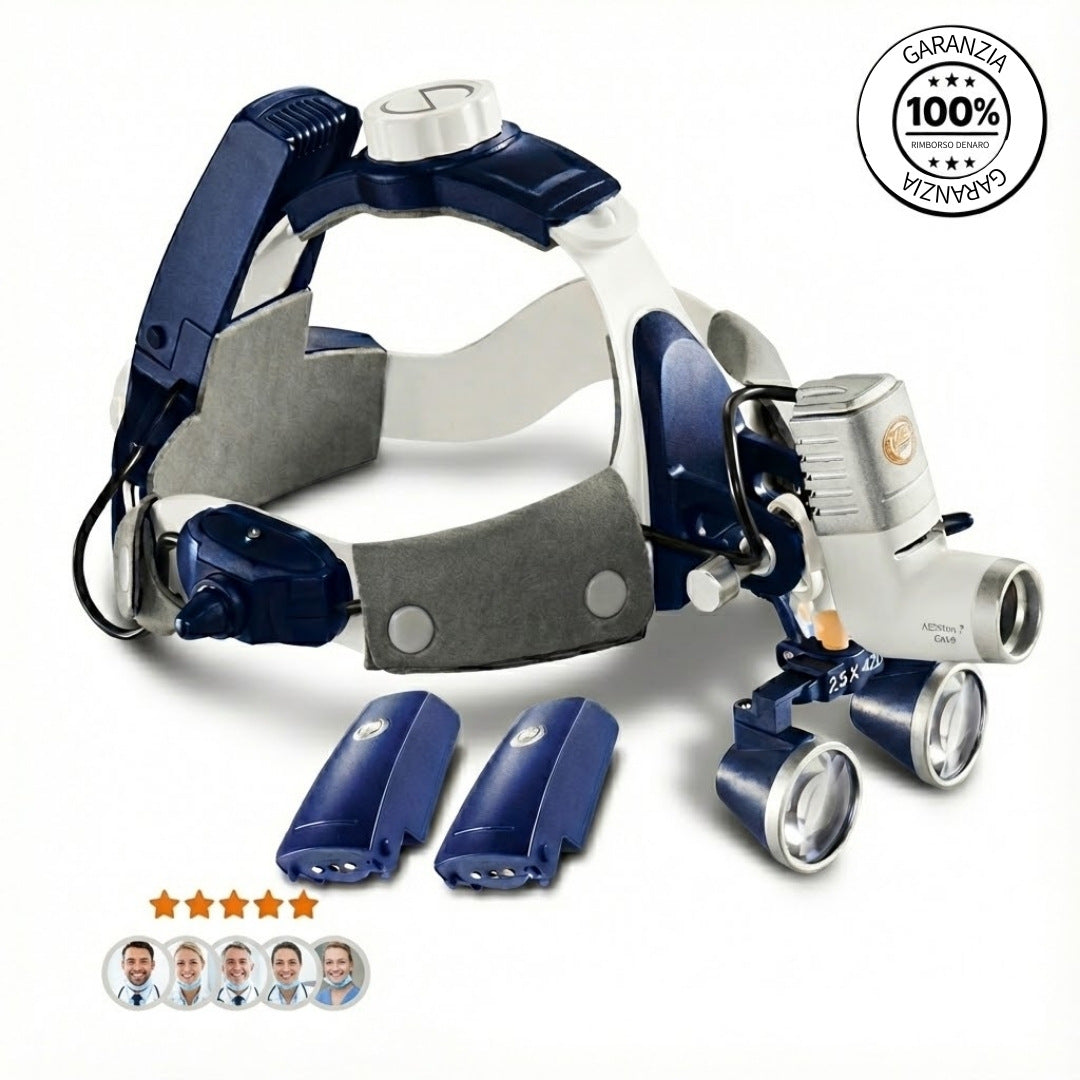 Lupa Pro Max con Lente de 2.5x o 3.5x y Lámpara de 80.000 Lúmenes