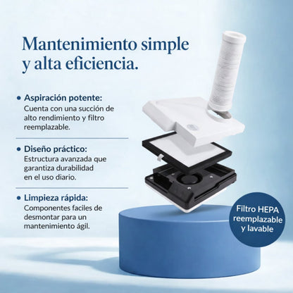 Aspirador Dental de Alta Potencia con Luz LED